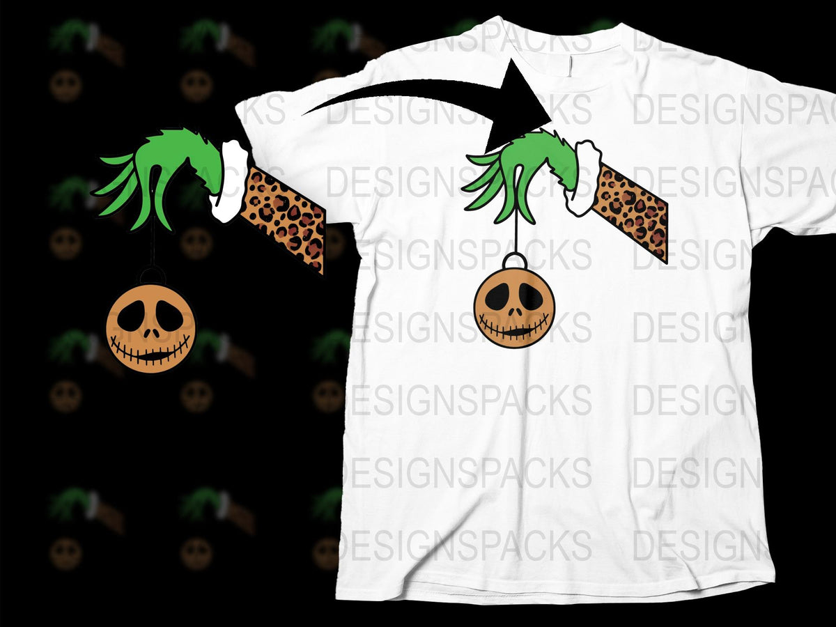 Halloween Themed T-Shirt with Skull Carrot Design, Black and Orange Graphic Tee