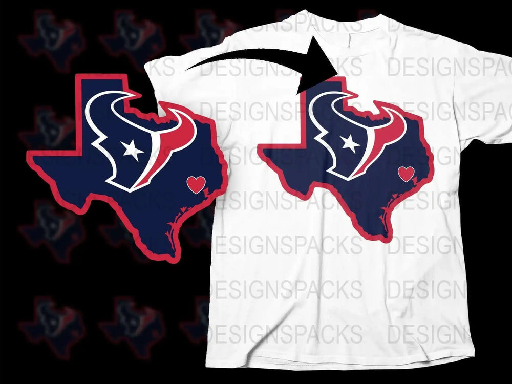 Texas Themed T-Shirt with Star and Heart Design, Unisex White Graphic Tee, Patriotic Casual Wear