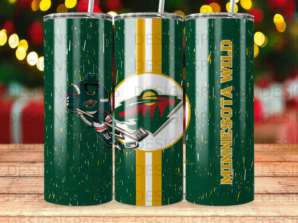 Minnesota Wild Green Gold Hockey Tumbler product type