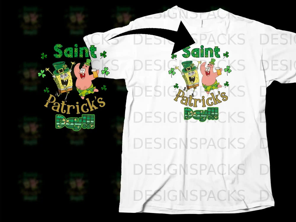 Saint Patrick's Day Spongebob Patrick Shamrocks product type