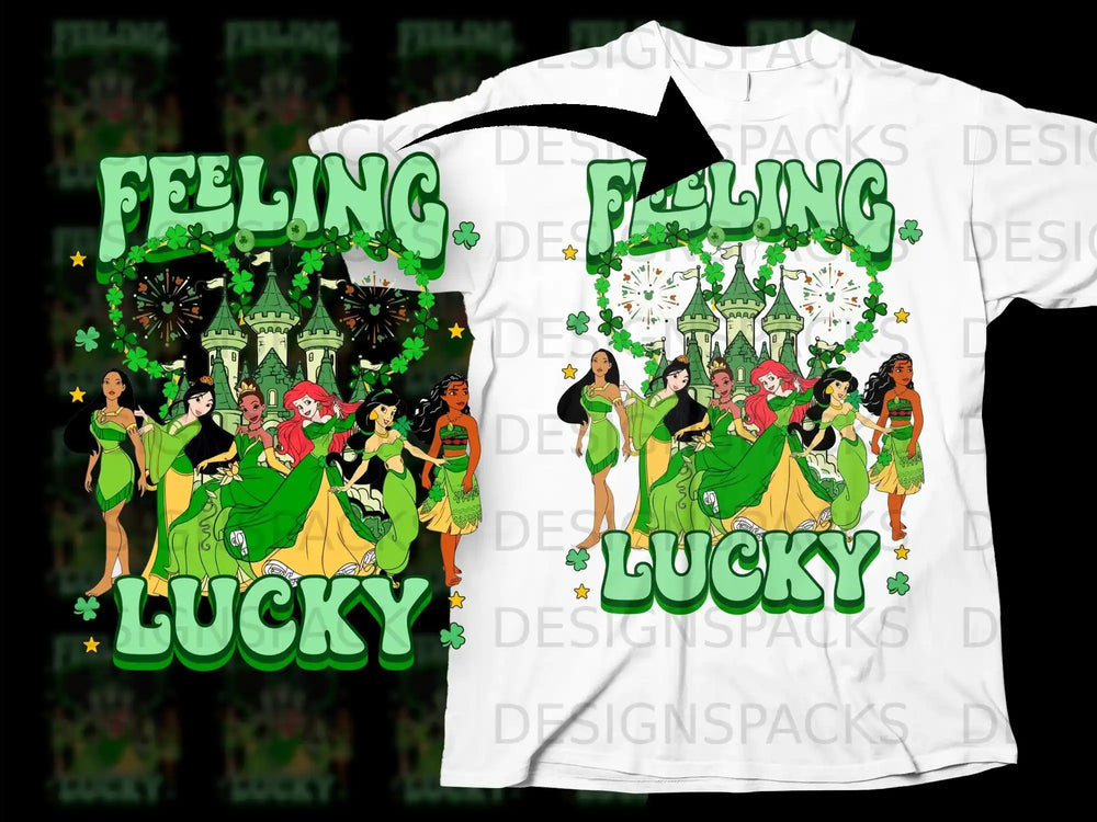 Feeling Lucky Princesses St Patrick's Day product type