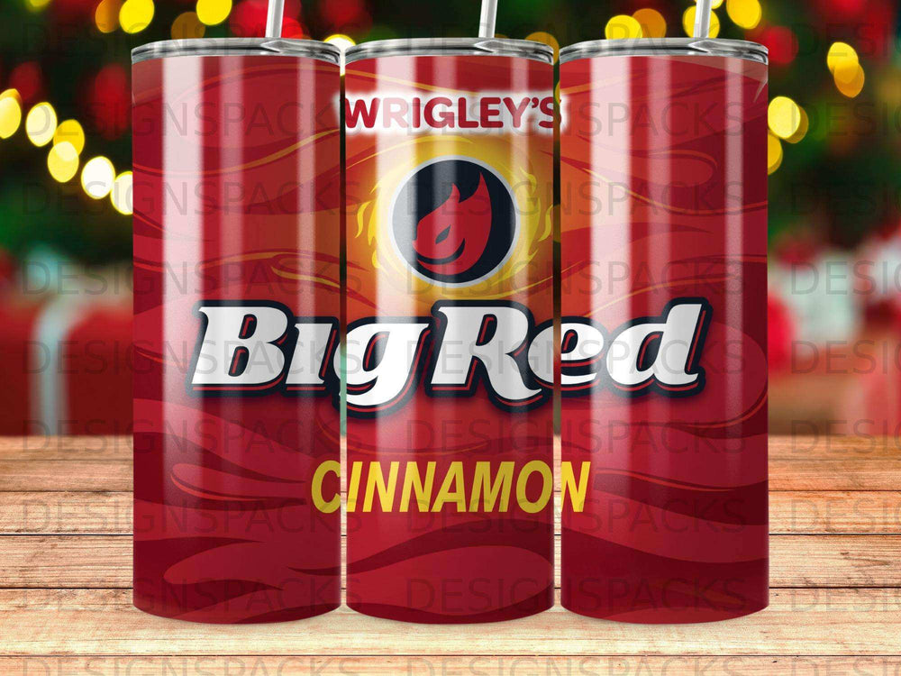 Wrigley's Big Red cinnamon flavored drink tumbler.