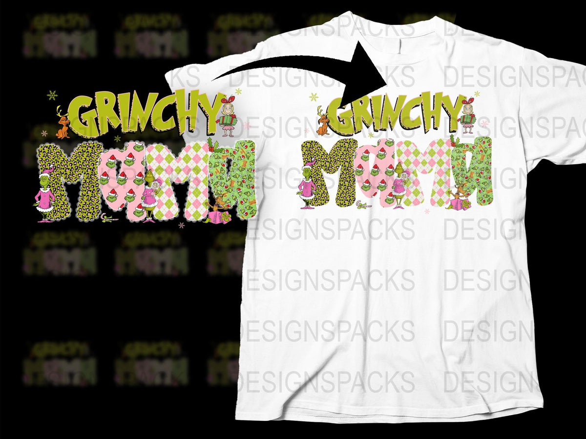 Grinchy Christmas T-Shirt, Festive Holiday Tee, Graphic Print, Whimsical Xmas Apparel, Unisex