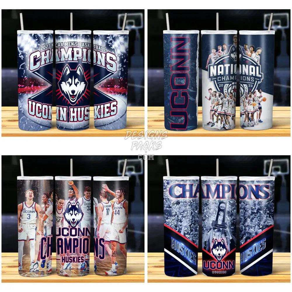 4 Uconn Champs Tumbler Wrap Bundle Jpg