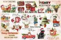 Load image into Gallery viewer, 40 Christmas Funny Quote Designs Bundle PNG designspacks
