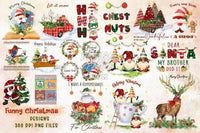 Load image into Gallery viewer, 40 Christmas Funny Quote Designs Bundle PNG designspacks
