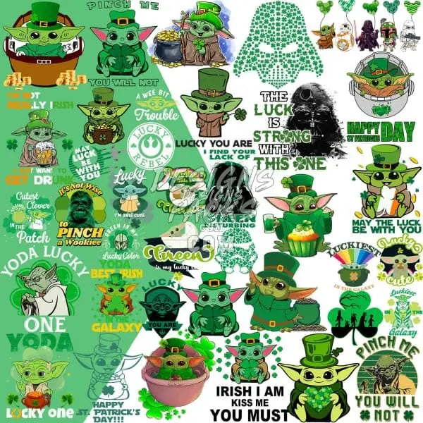 40 Movie St. Patricks Day Designs Bundle PNG designspacks