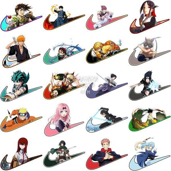 40 Anime Swoosh Sport Designs Bundle Png