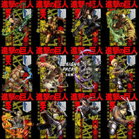 Load image into Gallery viewer, 40 Attack Anime Titan Streetwear Designs Bundle Png + Psd
