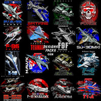 Load image into Gallery viewer, 40 Best Aircrafts Airplane V1 Military Designs Bundle Png
