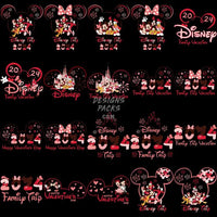 Load image into Gallery viewer, 40 Cartoon Family Trip 2024 Valentine’s Day Designs Bundle Svg Png
