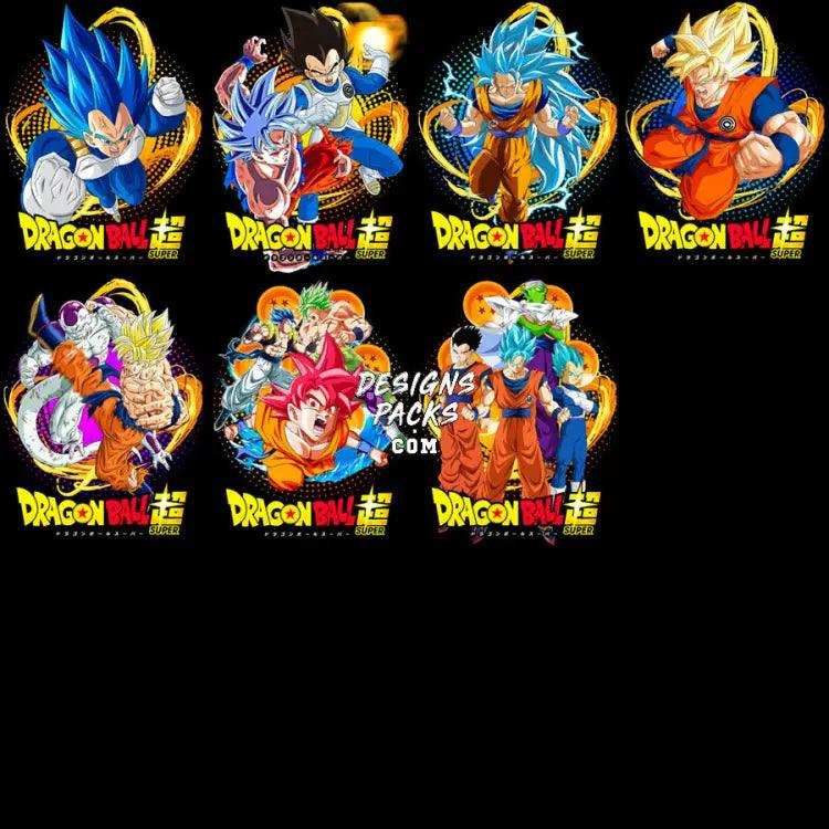40 Dragon Ball Anime Designs Bundle Png