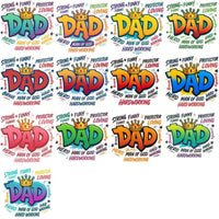 Load image into Gallery viewer, 40 Graffiti Dad Father's Day Designs Bundle PNG
