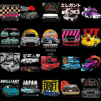 Load image into Gallery viewer, 40 Japan Jdm Cars Designs Bundle Png

