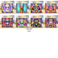 Load image into Gallery viewer, 40 Mardi Gras Cartoons Tumbler Wrap Bundle Jpg
