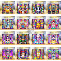 Load image into Gallery viewer, 40 Mardi Gras Cartoons Tumbler Wrap Bundle Jpg
