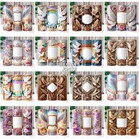 Load image into Gallery viewer, 40 Memorial Frame Tumbler Wrap Bundle Jpg
