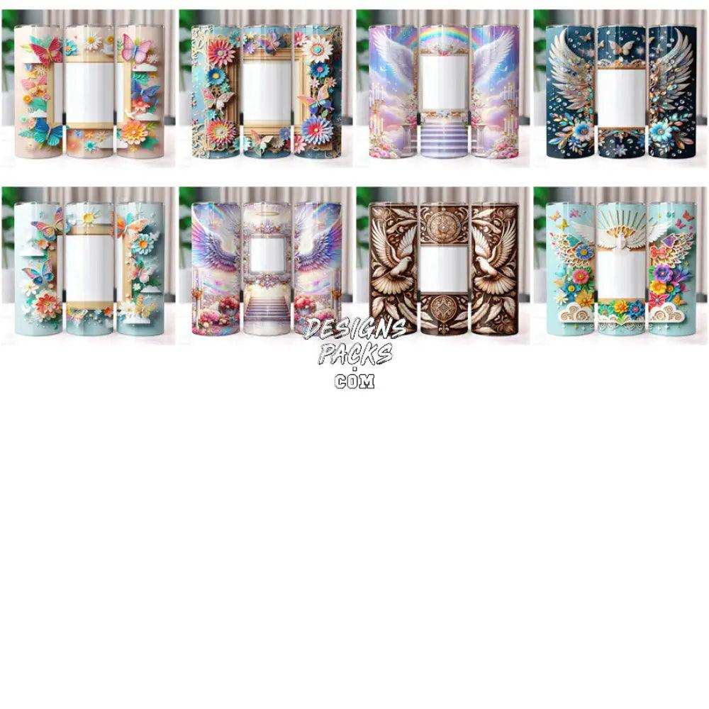 40 Memorial Frame Tumbler Wrap Bundle Jpg