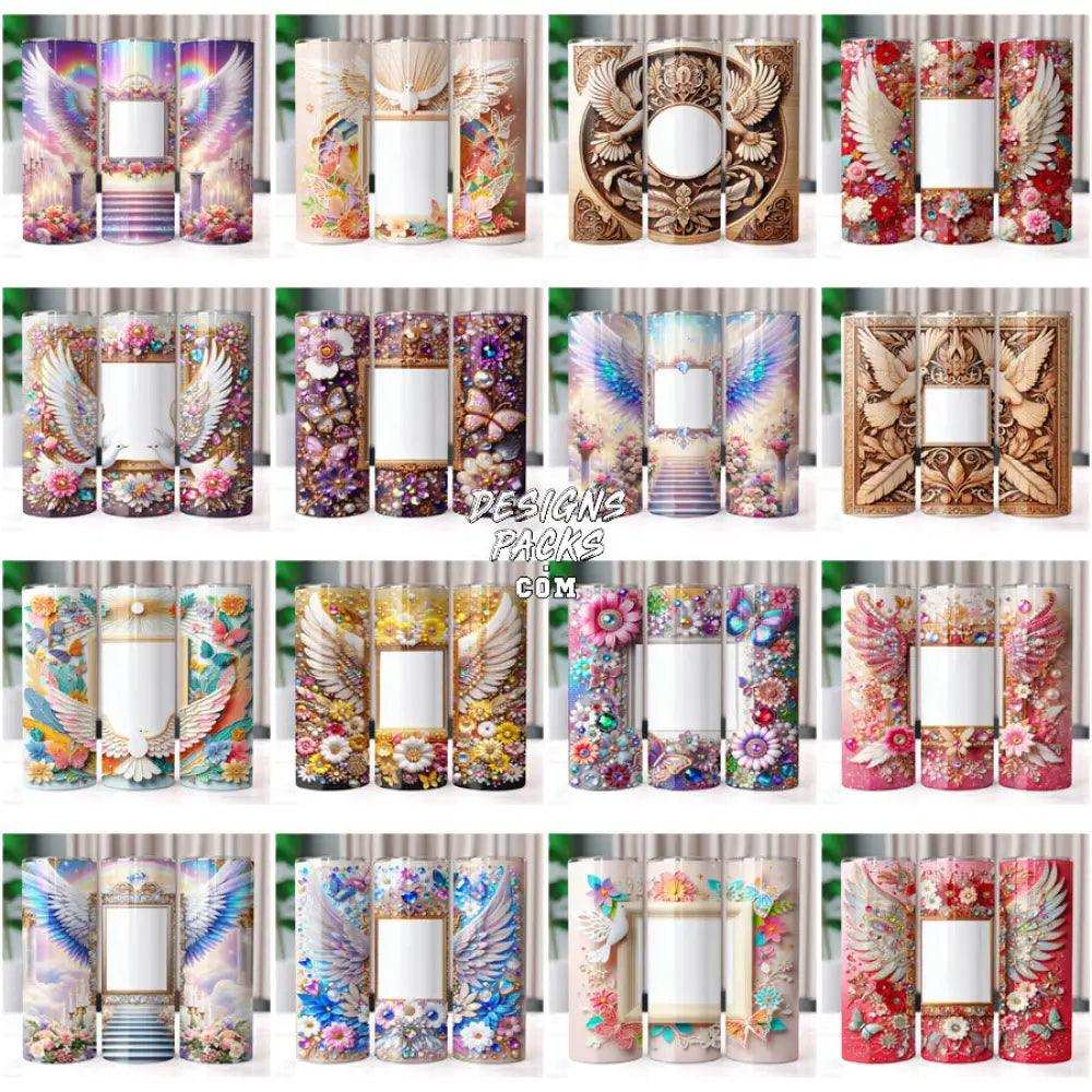 40 Memorial Frame Tumbler Wrap Bundle Jpg