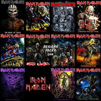 Load image into Gallery viewer, 40 Rock Music Metal Iron Band Halftone Designs Bundle Png
