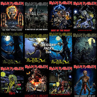 Load image into Gallery viewer, 40 Rock Music Metal Iron Band Halftone Designs Bundle Png
