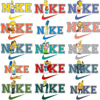 Load image into Gallery viewer, 40 Swoosh Brand Simpsons Designs Bundle PNG PDF
