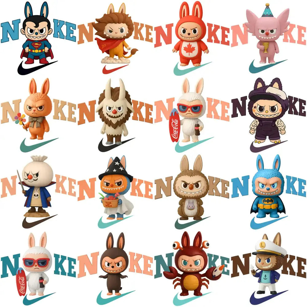 40 Swoosh Labubu Mix Designs Bundle PNG