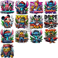 Load image into Gallery viewer, 40 Weed Cartoon Gangster Dope 420 Cannabis Marijuana Designs Bundle Png
