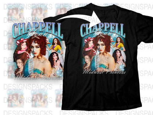 Chappell Roan Midnight Pantomime Album Art T-Shirt, Vintage Retro Style Graphic Tee, Music Fan Merchandise