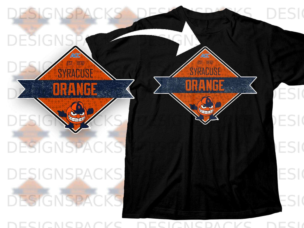 Syracuse Orange Vintage Logo T-Shirt Sports Apparel