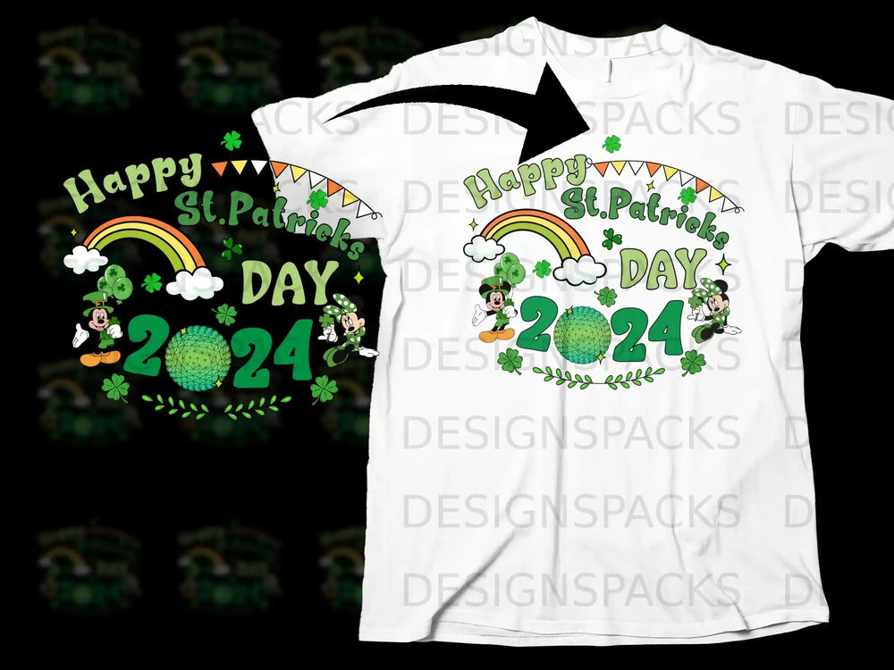 Happy St.Patricks DAY 2024 Mickey Minnie product type