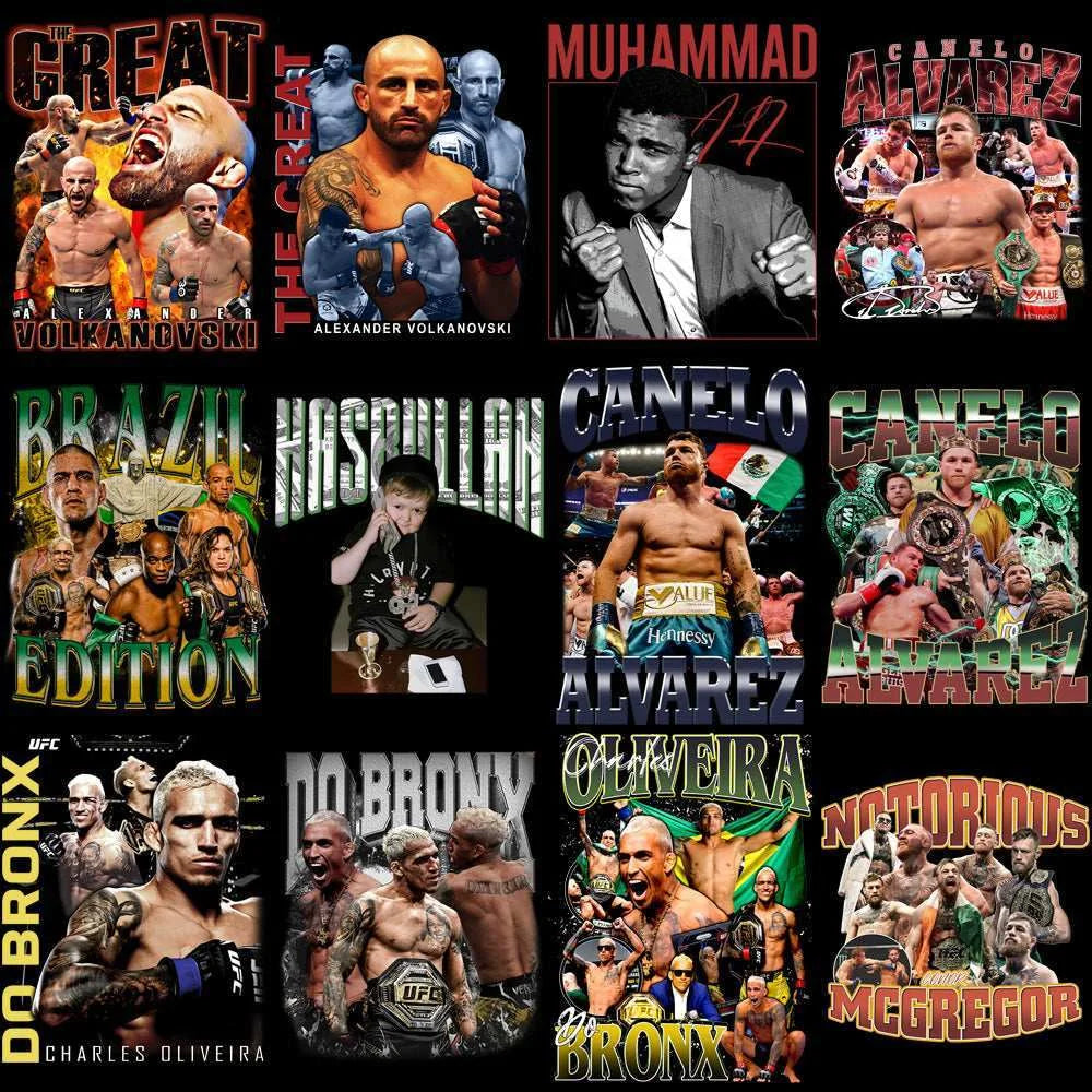 41 Combat Sports Mixed Bootleg Designs Bundle PNG