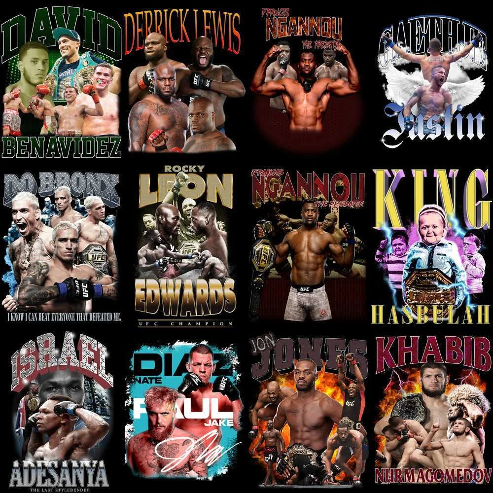 41 Combat Sports Mixed Bootleg Designs Bundle PNG