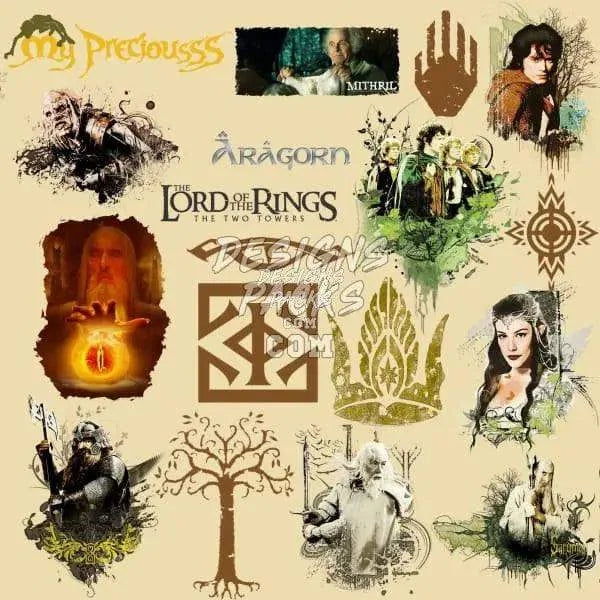 41 Movie Designs Bundle PNG