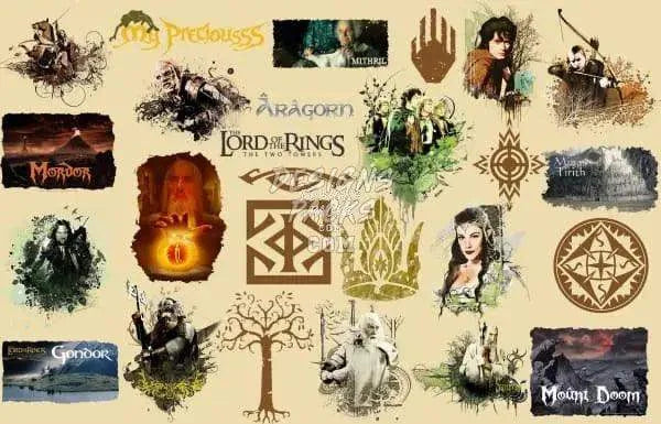 41 Movie Designs Bundle PNG