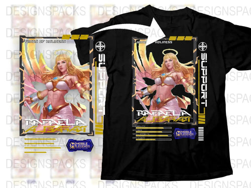 Mobile Legends Bangela Art T-Shirt, Unique Gaming Tee, Graphic Print Unisex Top