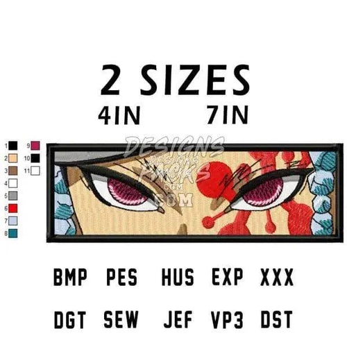 Tengen Uzui Anime Embroidery Design