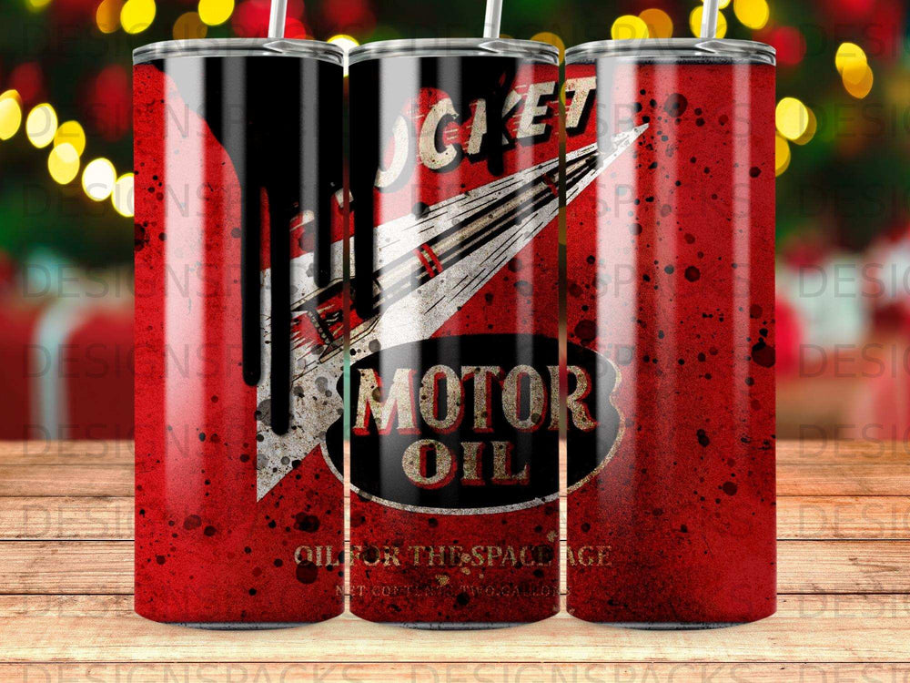 Rocket Motor Oil Oil For The Space Age Tumbler product type
