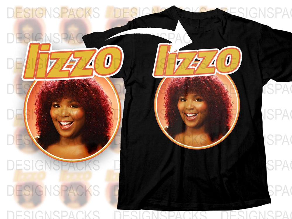 Lizzo Graphic T-Shirt, Pop Star Icon Fashion Tee, Trendy Music Artist Shirt, Casual Streetwear Top