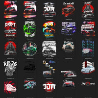 Load image into Gallery viewer, 42 JDM Cars Designs Bundle PNG pack 5 DESIGNSPACKS
