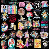 Load image into Gallery viewer, 420 Cartoons Princess Designs Bundle PNG designspacks
