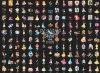 Load image into Gallery viewer, 420 Cartoons Princess Designs Bundle PNG designspacks
