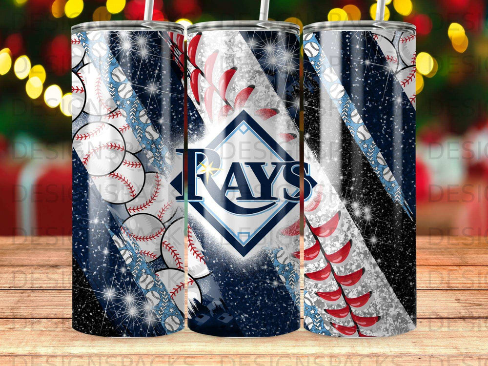 Baseball tumbler with St. Louis Cardinals logo and baseball stitching design.
