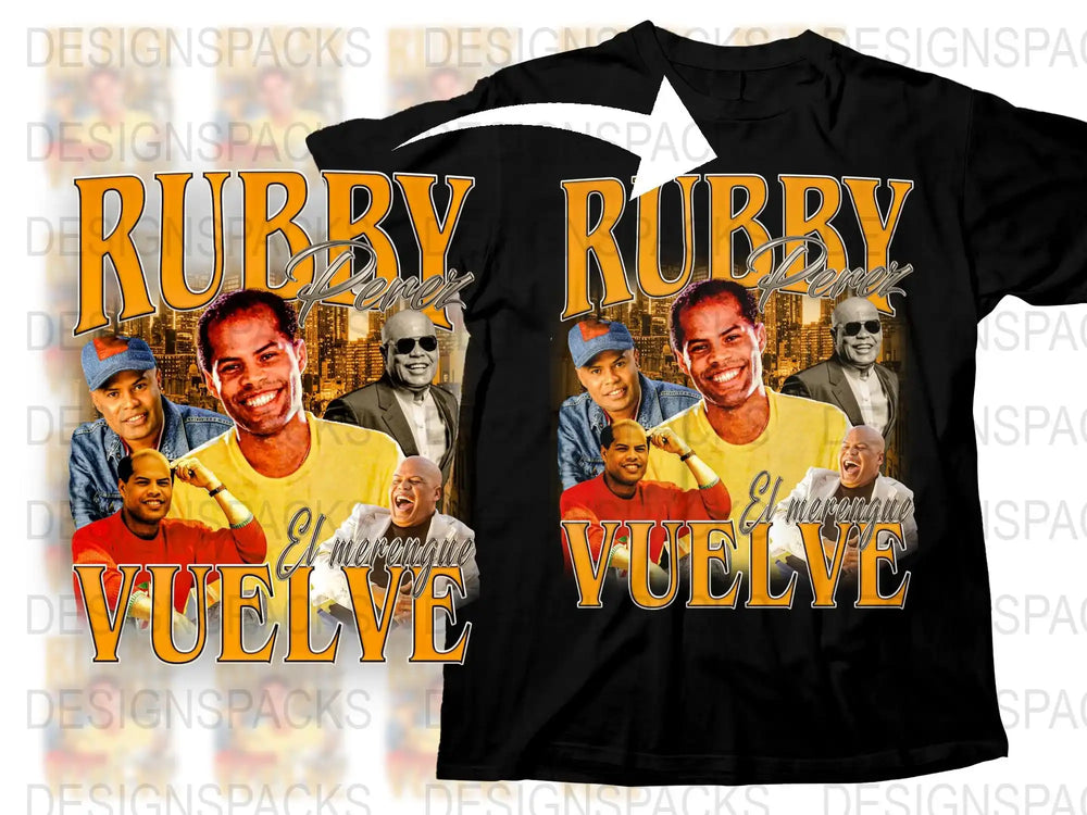 Colorful Rubby Perez Graphic T-Shirt, Vintage Style Music Tee, Unisex Casual Shirt