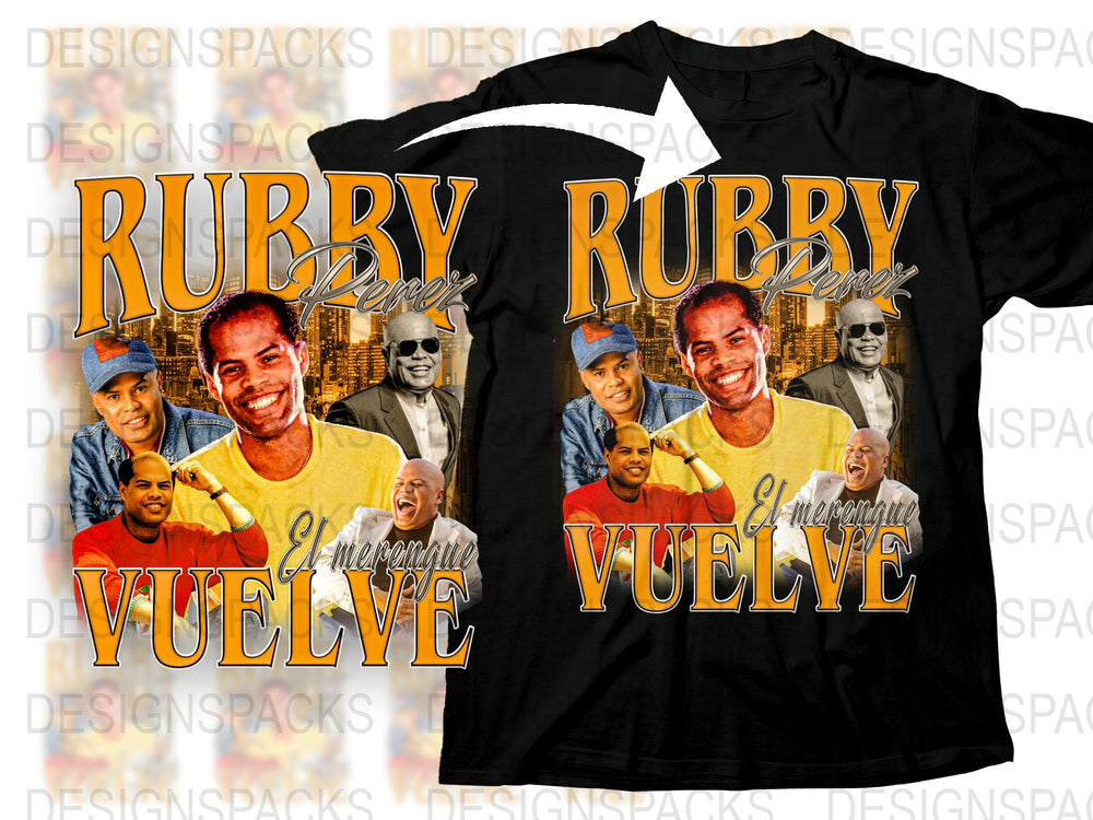 Colorful Rubby Perez Graphic T-Shirt, Vintage Style Music Tee, Unisex Casual Shirt