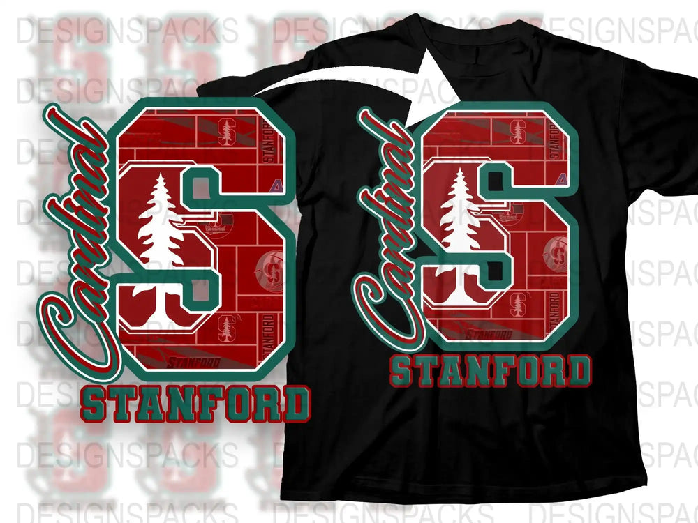 Stanford Cardinal Inspired T-Shirt, Retro College Sports Tee, Vintage Style Athletic Apparel.