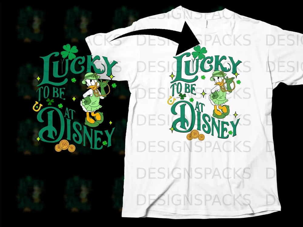 Lucky To Be At Disney Daisy Duck St Pattys product type