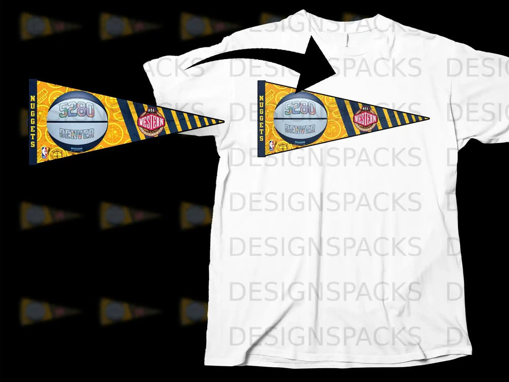 Denver Nuggets NBA Western Conference T-Shirt Product