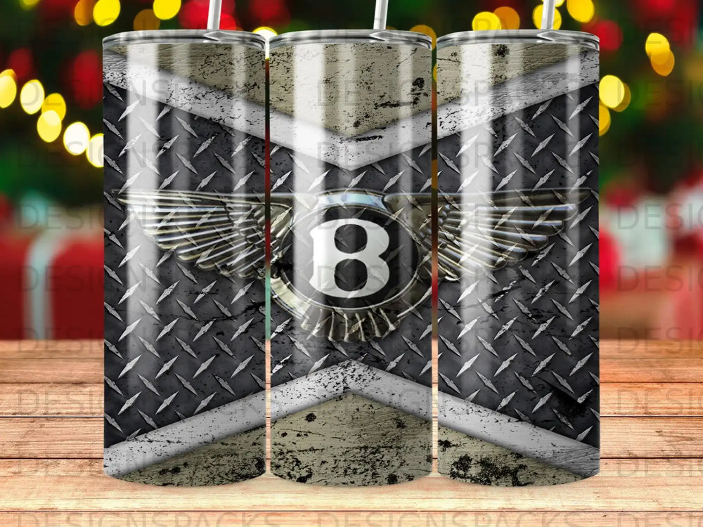 Automotive Winged B Diamond Plate Tumbler Design product