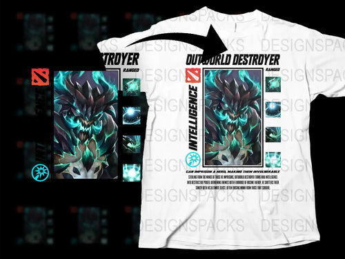 Men's Graphic T-Shirt with Mythical Creature Design, Fantasy Wolf Print, Unique Casual Streetwear, Trendy Fashion Top